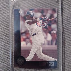 1996 Sammy Sosa Leaf Silver Baseball ⚾ Card