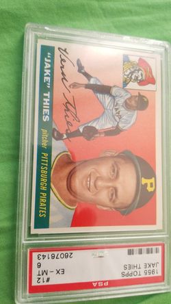 1955 topps jake thies