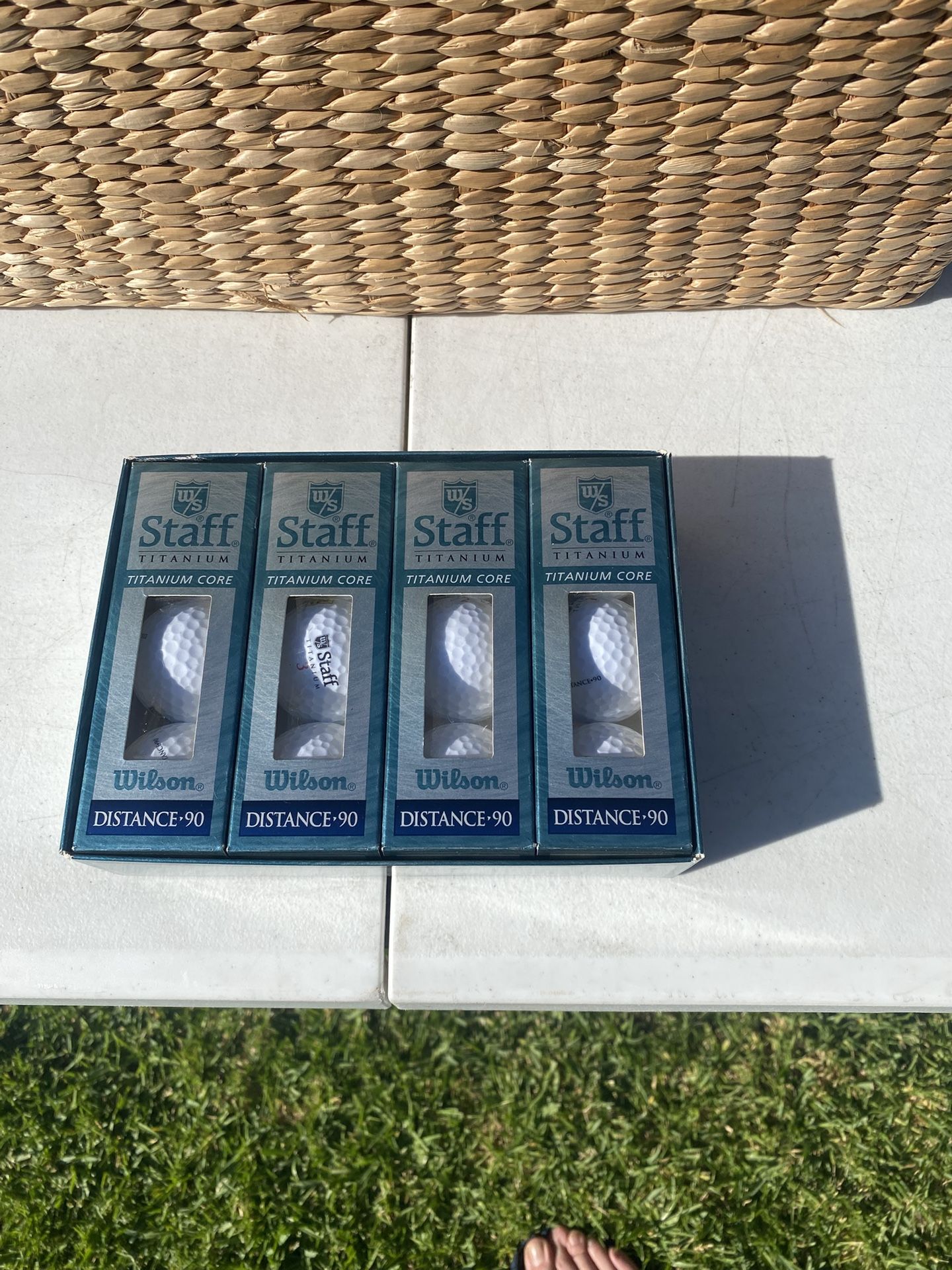 Brand New Wilson Staff Titanium Core Golf Balls