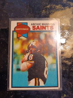 Archie Manning New Orleans Saints Football Card