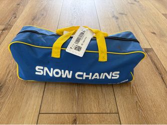 Snow chains never opened or used!