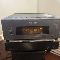 Sony Hi-Fi Stereo System And Cassette Player/Recorder
