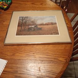 David Knowlton   lll /Out To Pasture Painting/20.5x16.5 Inches 