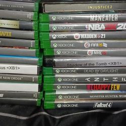 Xbox One Games For Sale Or Trades $7 Each 