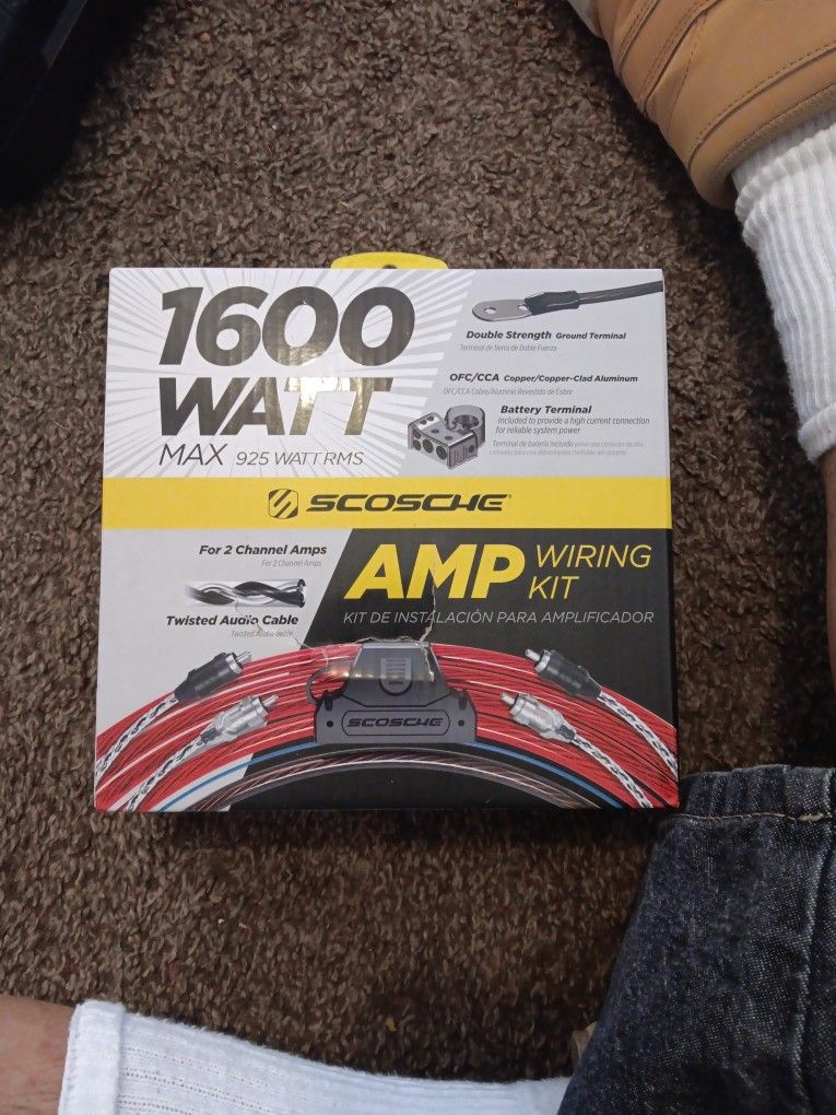 1600 Watt Amp Wiring Kit