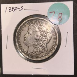 1889 O - 1880 S MORGAN SILVER DOLLARS