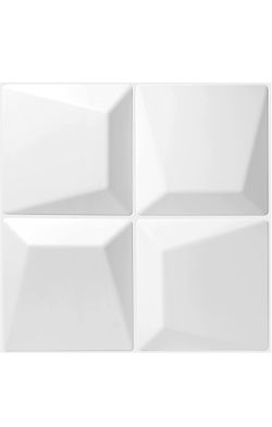 TroyStudio Acoustic Sound Diffuser Panels - 19.7 X 19.7 X 1.2 inches Pack of 12 Plastic Wall Art Panels, Studio Diffuse Treatment Tiles Diffusor Panel
