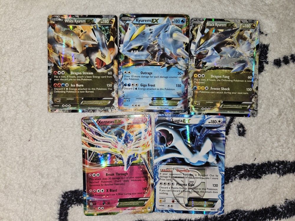 Various Pokemon EX Cards 