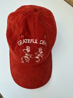 Grateful Dead Hat Burnt Orange Color One Size Adjustable Corduroy