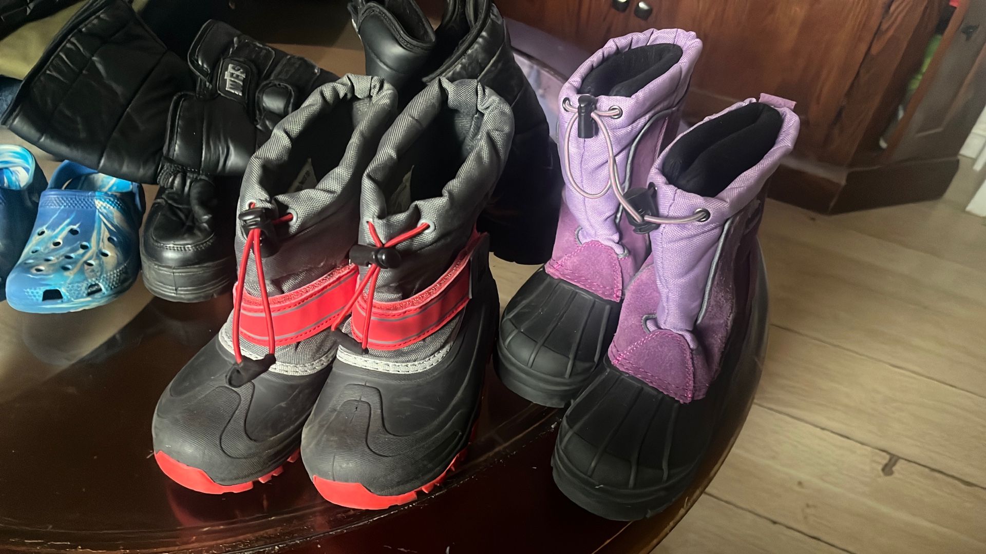 Votas Para La Nieve Niña Y Niño