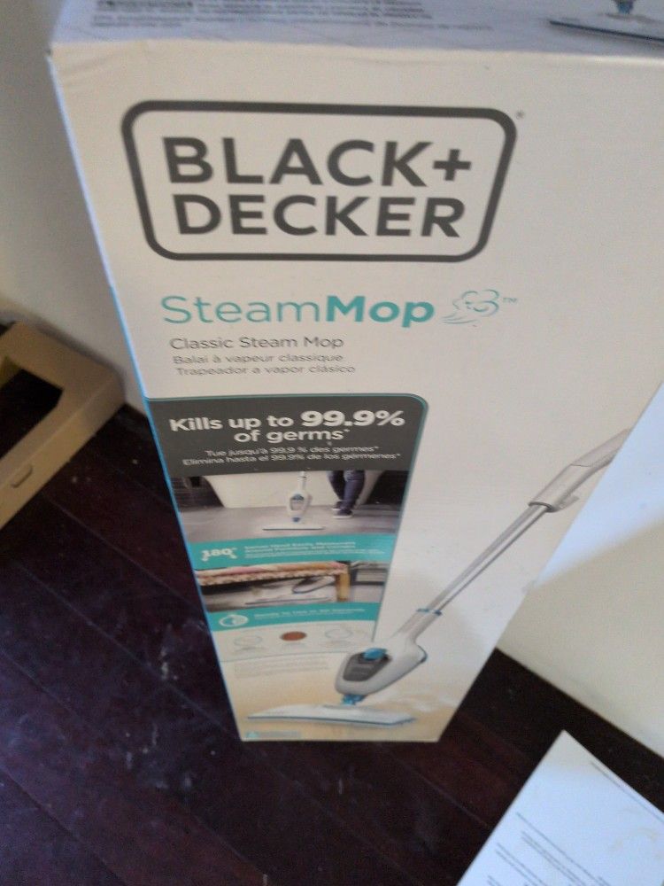 A Black& Decker Steam Mop