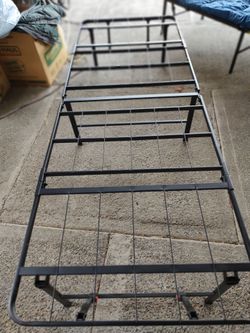 Black Metal Platform Bed Frame