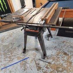 Table saw and radial arm saw