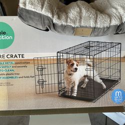 Dog Wire Crate With Bed