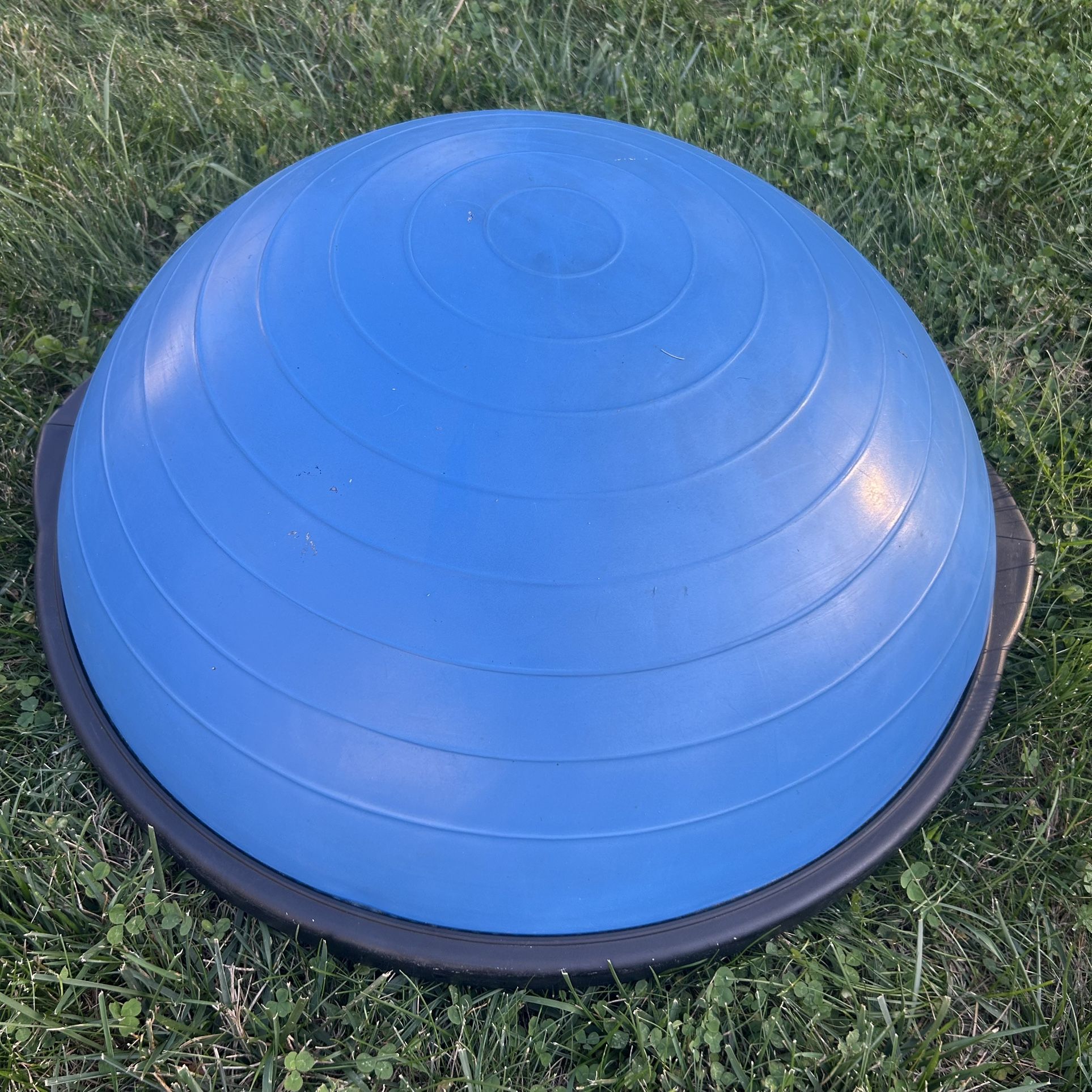 Blue Bosu Balance Ball Trainer