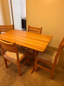 4 piece dining room table