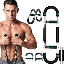 Brand New Chest Expander Professional 40-100 lbs Adjustable Portable Fitness Equipment