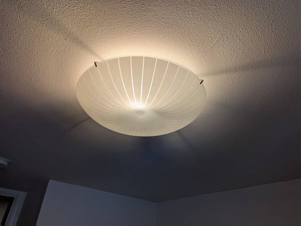 $25 - White IKEA Ceiling Light
