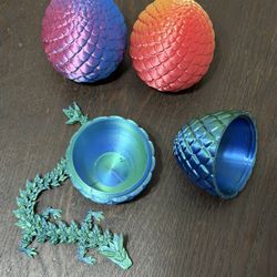 3D Printed Dragon Surprise Egg