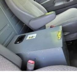 Center Console for Cargo Van Cab File Desk