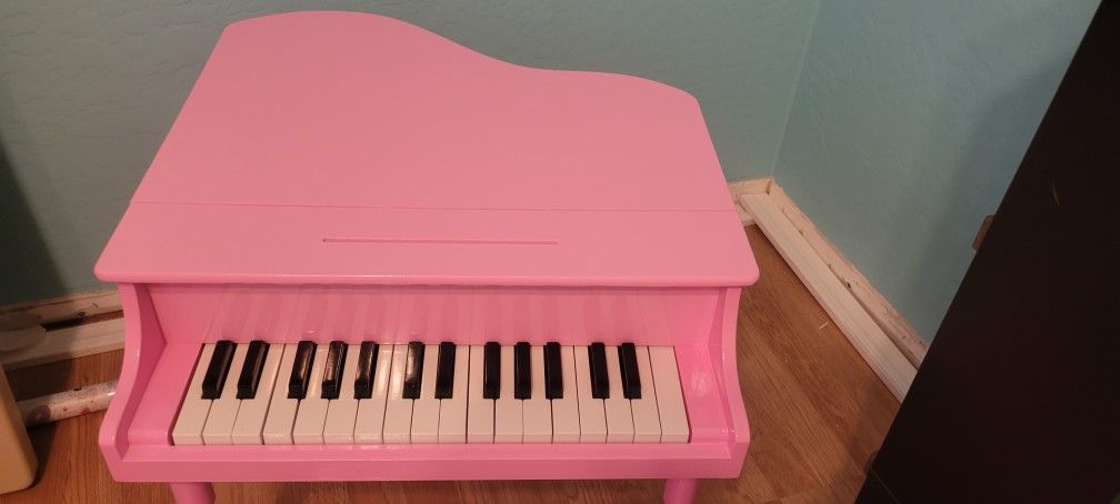 Pink Baby Grand Piano