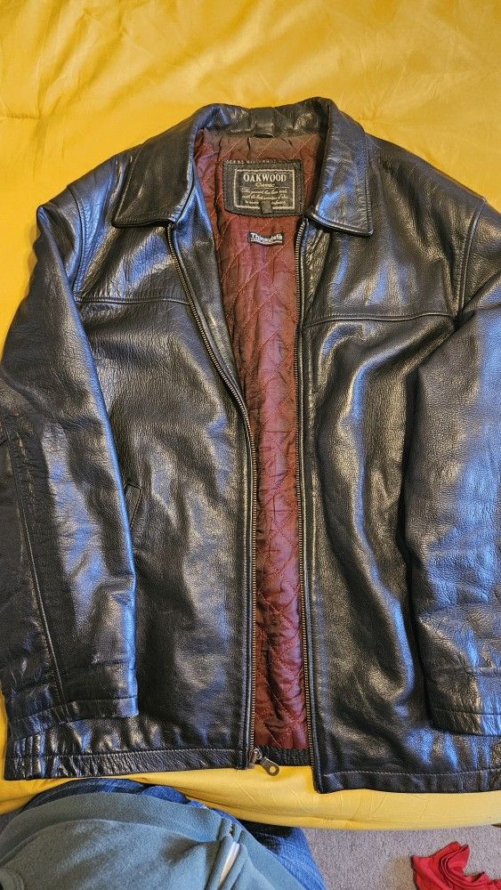 Vintage Leather Jacket- Large