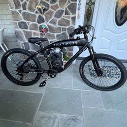 PHATMOTO™ Rover 2022 - 79cc Motorized Bicycle 7-Speed (Matte Black)