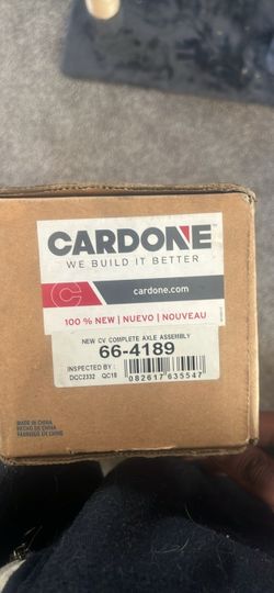 Cardone 66-4189 New CV Complete Axle Assembly