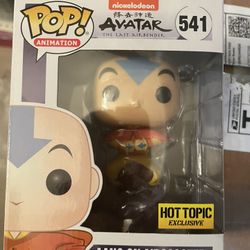 Funko Pop Exclusive Nickelodeon Anime Avatar Last Airbender Aang