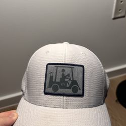 Travis Mathew Golf Cart Hat – Grey SnapBack, Adjustable Fit