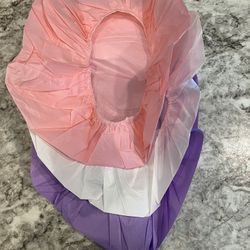 3-pack Reusable Shower Caps