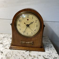 Antique Telechron Electric Cathedral Clock