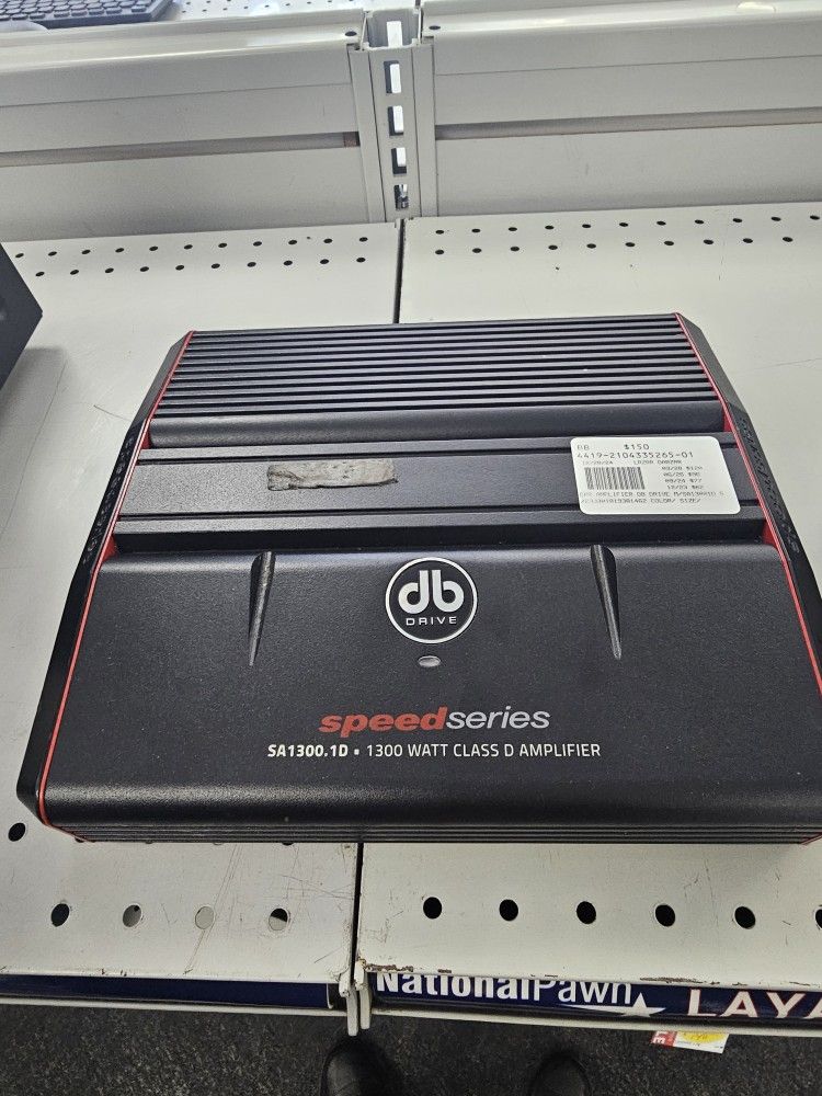 DB Drive Speed Series Car Amp. SA1300.1D. 1300W. ASK FOR RYAN. #4(contact info removed)265-01