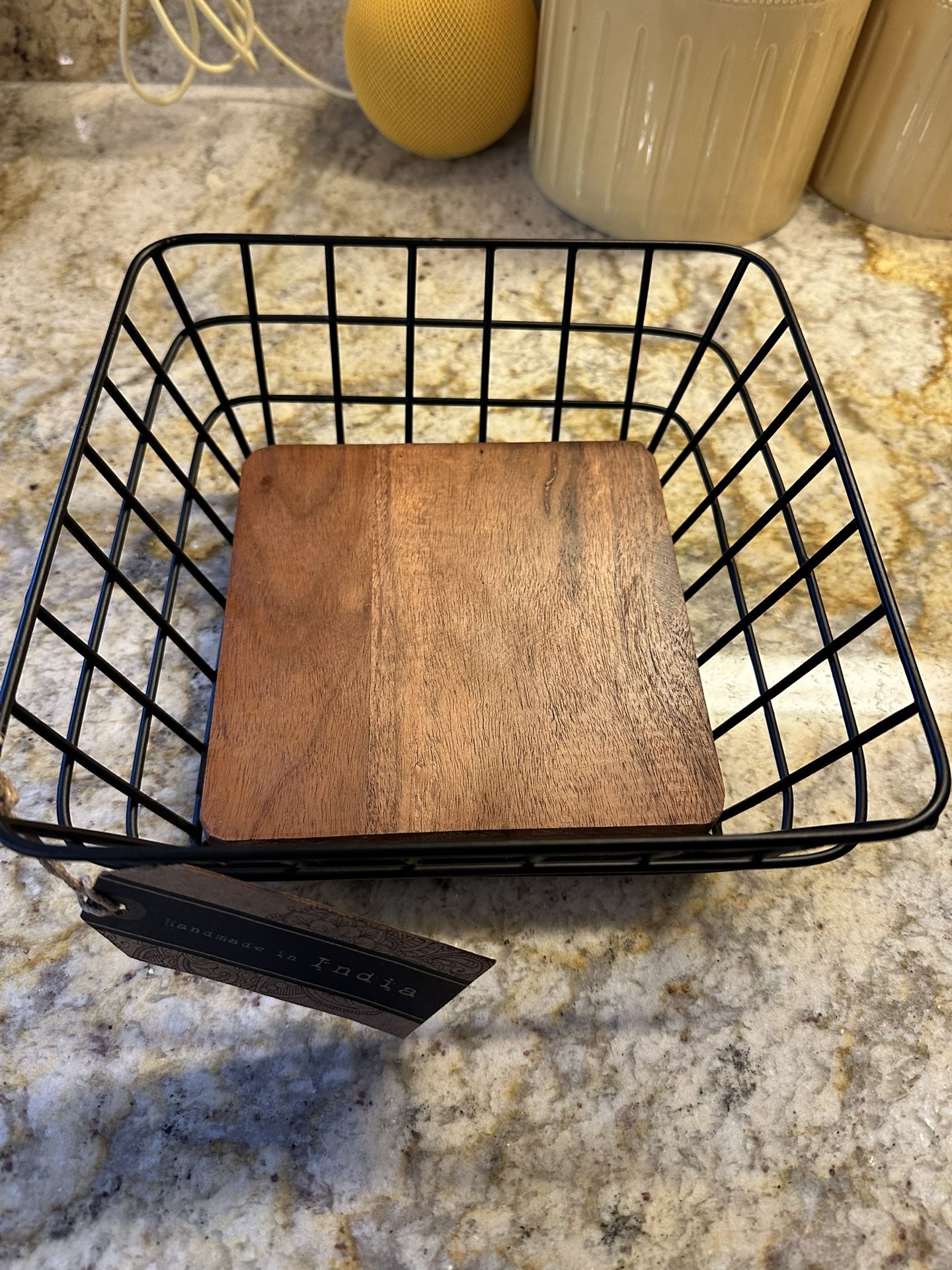 Small Wire Container (used for coffee pods) 8” X 8”