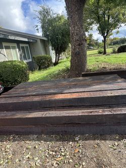 Railroad Rail Tie S Wood Beams 