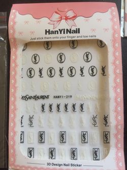 Nails stickers yes sainlaurent
