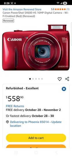 Canon sx600hs