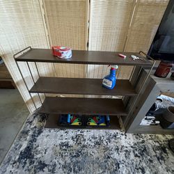 Metal/wood/plastic Shelving Stand