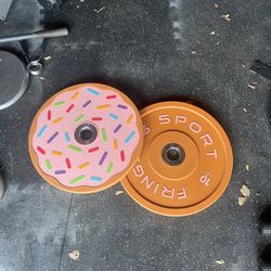 Fringe sports donut Olympic weights