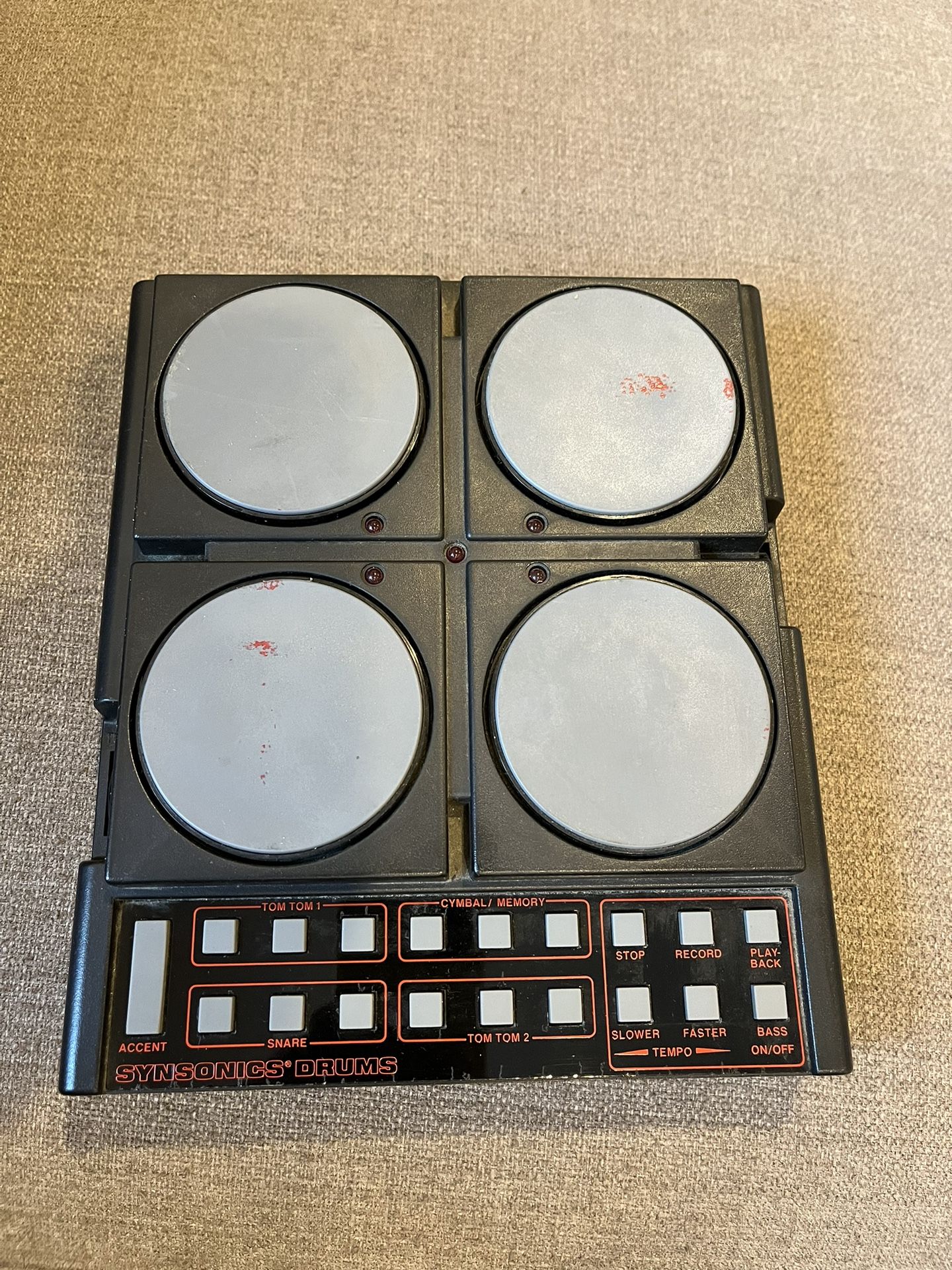 Vintage ANALOG Mattel Synsonics Drums Pro Model Drum Machine Untested