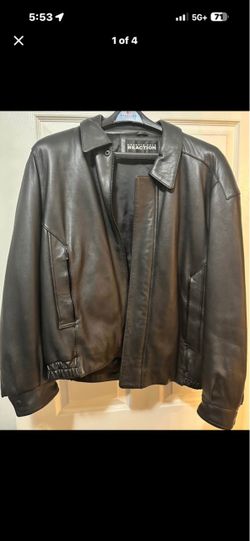 Kenneth Cole Reaction Genuine Leather Jacket -XL