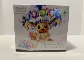 Pokemon Prismatic Evolutions Pokemon Center Elite Trainer Box ETB - Sealed