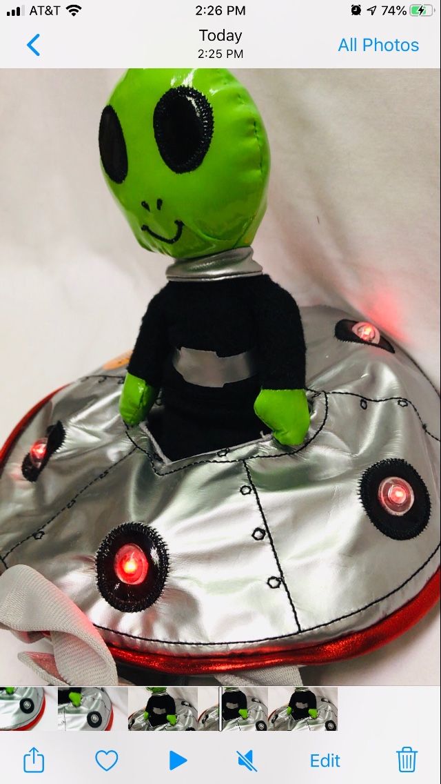 Alien UFO Dog Halloween Costume