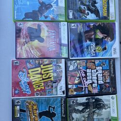 Xbox 360 And Ps2 Games 