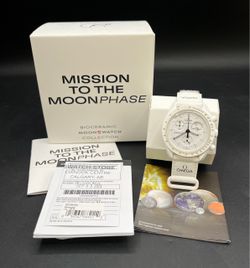 OMEGA × SWATCH Snoopy MOONSWATCH Mission To The Moonphase S033W700 *7091
