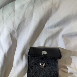 Michael Kors AirPods Case – Black MK Logo – Excellent Condition