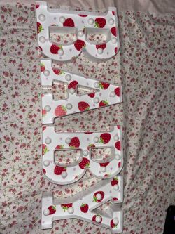 Strawberry Baby Shower Decoration