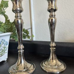 Godinger Silver Plated Candlesticks