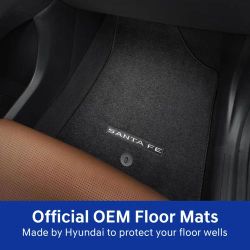 Santa Fe Hybrid Models
2024-2027 Hyundai Santa Fe Carpet Floor Mats