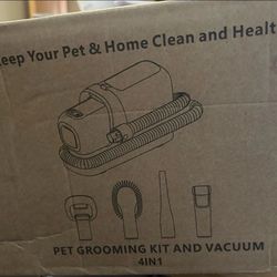 Pet Grooming Kit and Vacuum 4 in 1